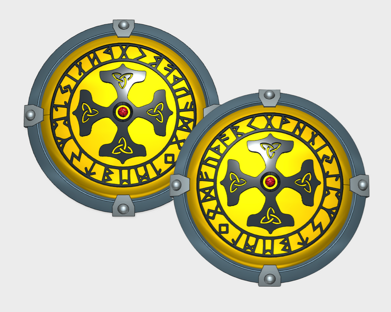 Hammer Runes - Round Terminator Shields