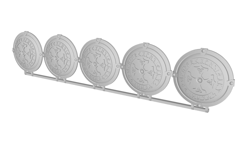 Hammer Runes - Round Terminator Shields
