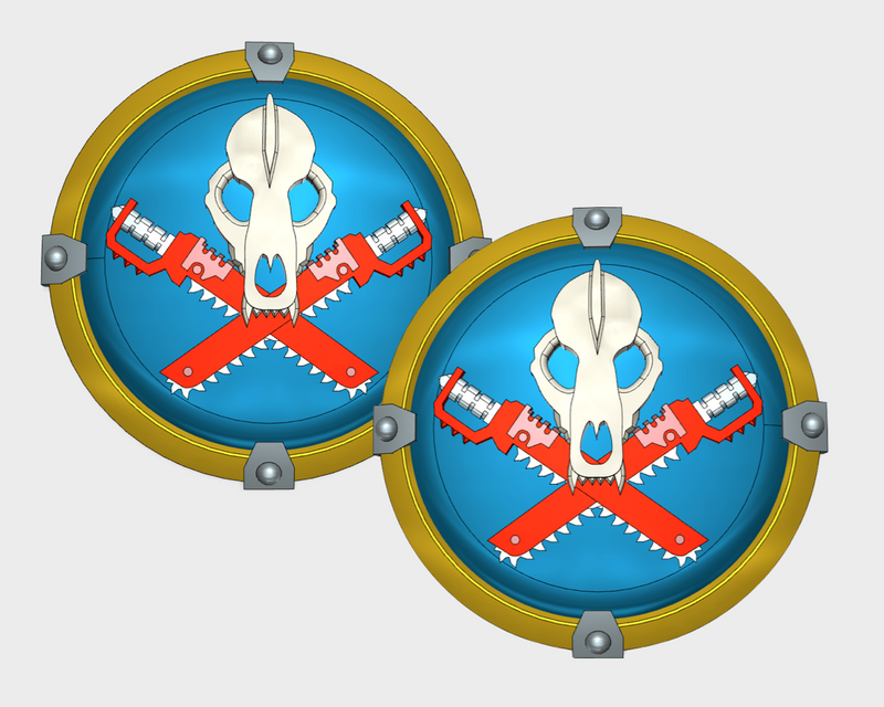 Sons of the Hunt - Round Terminator Shields