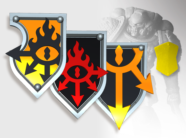 20x Pyre's Cohort - Shoulder Shields Variety Pack