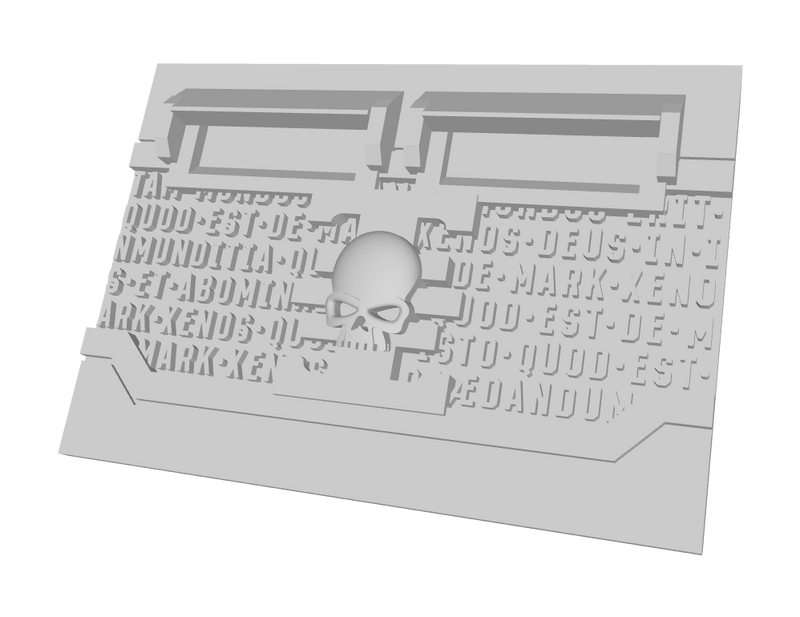 Xenos Hunters : Standard APC Frontplate 2