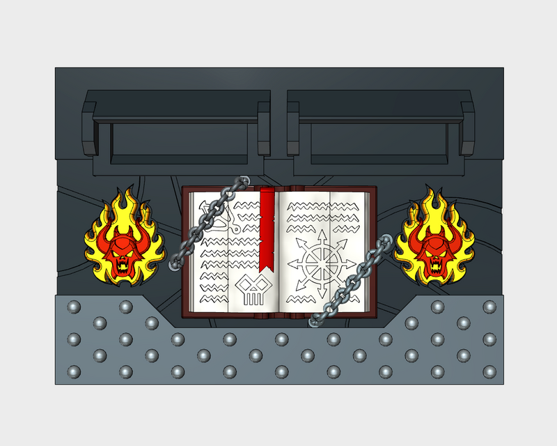 Burning Demon Book : Standard APC Frontplate