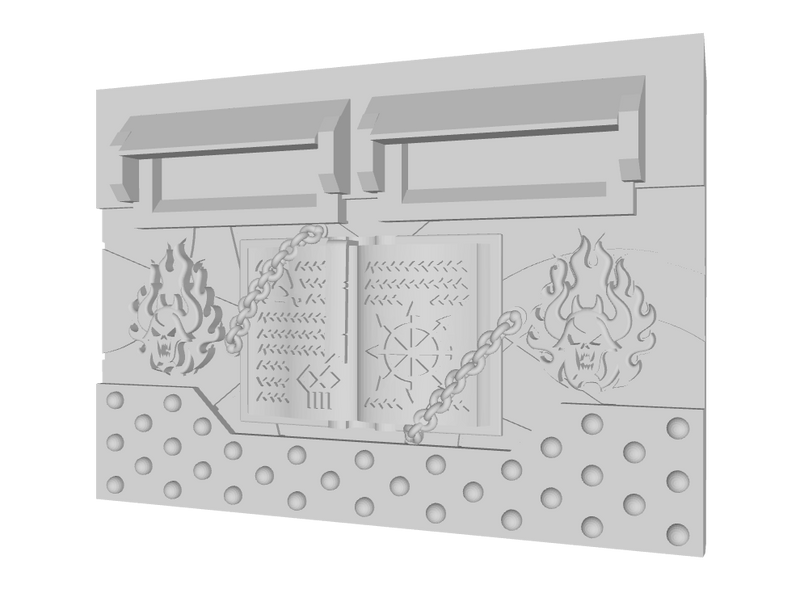 Burning Demon Book : Standard APC Frontplate