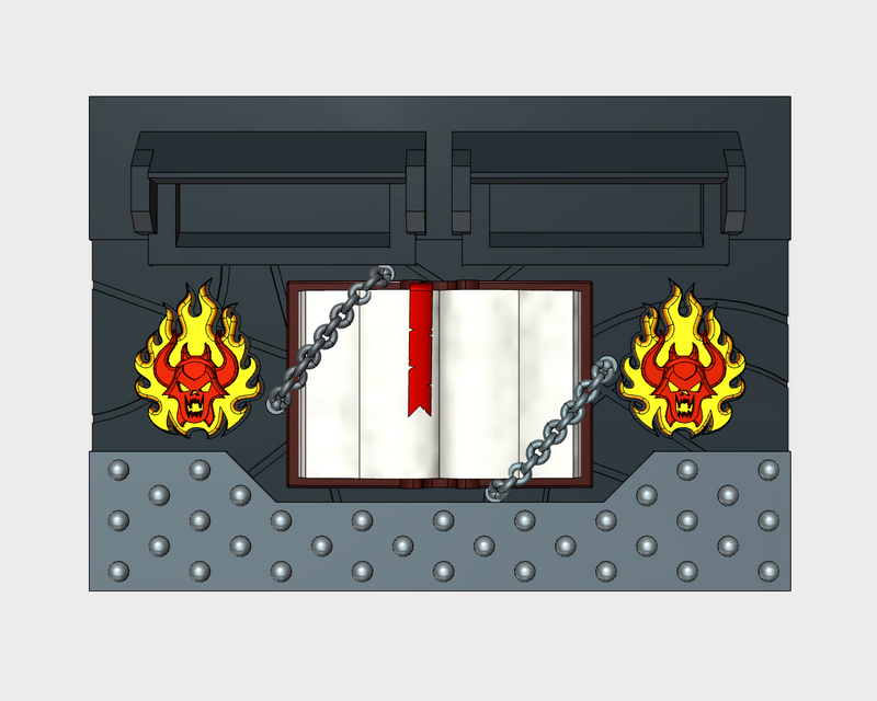 Burning Demon Book : Standard APC Frontplate