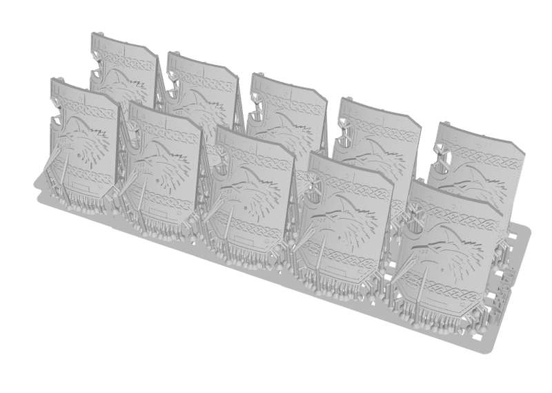 Shaggy Wolf - Terminator Wall Shields