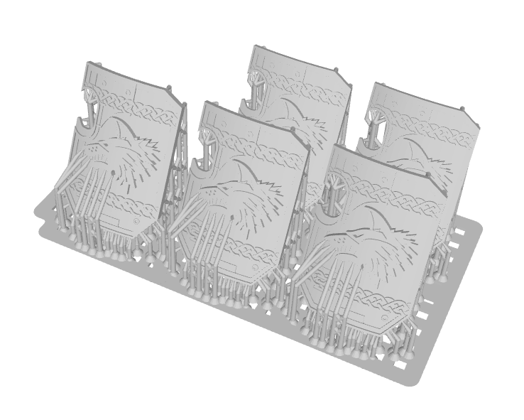 Shaggy Wolf - Terminator Wall Shields