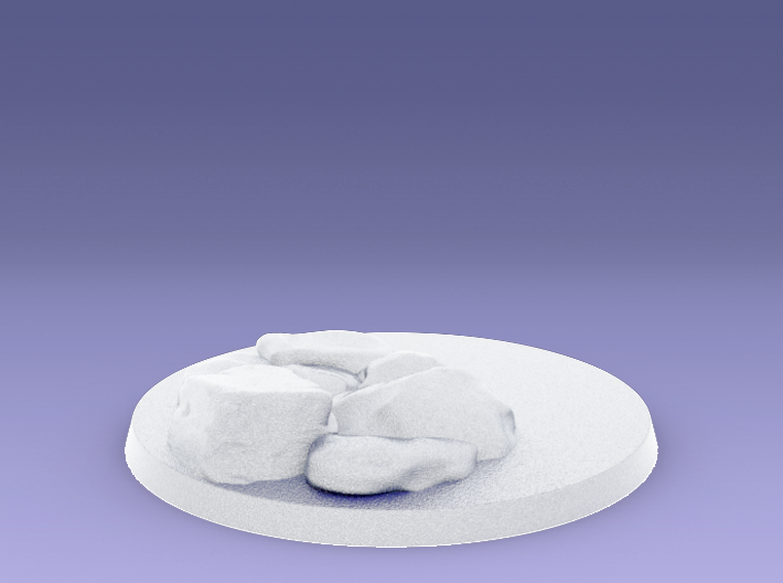 Right-foot Tactical Rocks : 60mm Round Bases