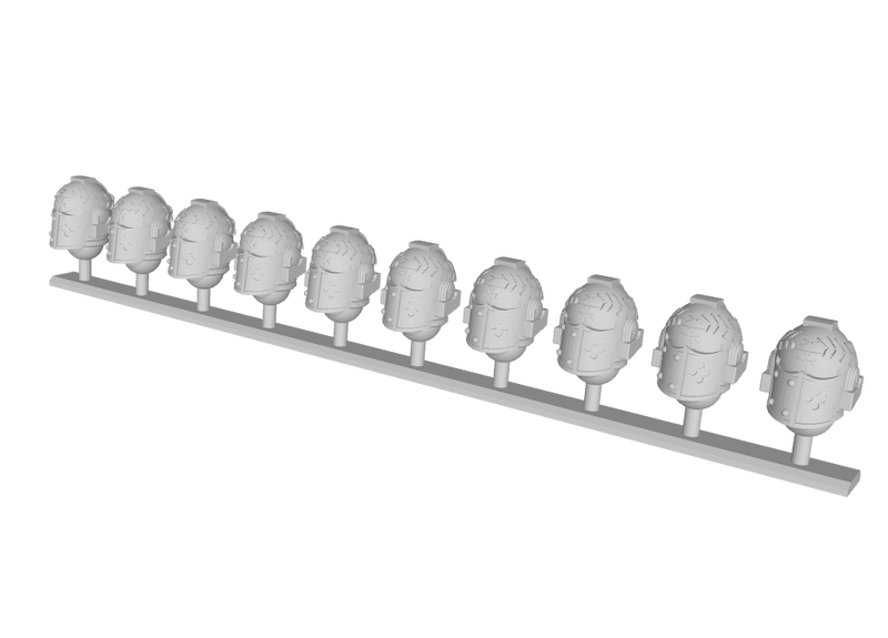 10x Maltese Cross - Laureled Templar Helms