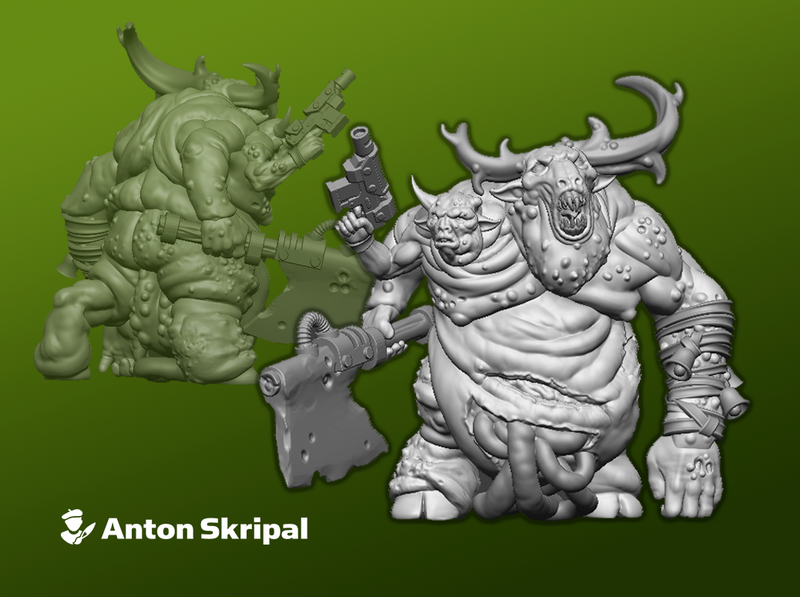 Plague-Herd: Accursed Beastmen Mob