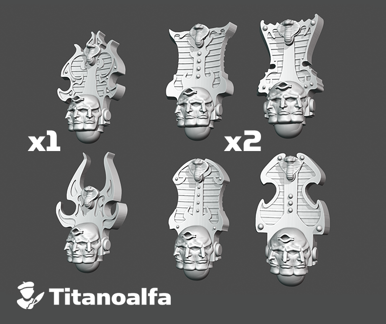 10x Tri-Face - Pharaoh'tep Helms