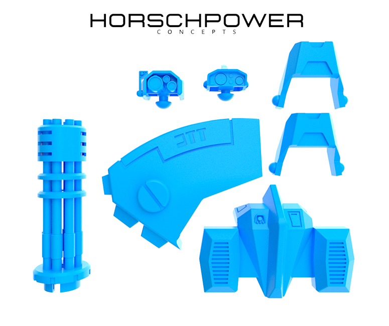 Tsunami Mech : V1-Short Barrel Upgrade Kit