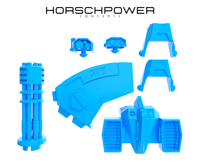 Tsunami Mech : V2-Short Barrel Upgrade Kit