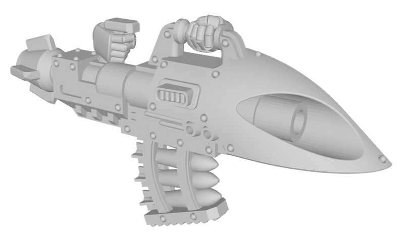 Underslung Deathweaver Missile Launcher