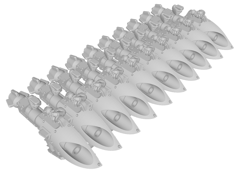 Underslung Deathweaver Missile Launcher