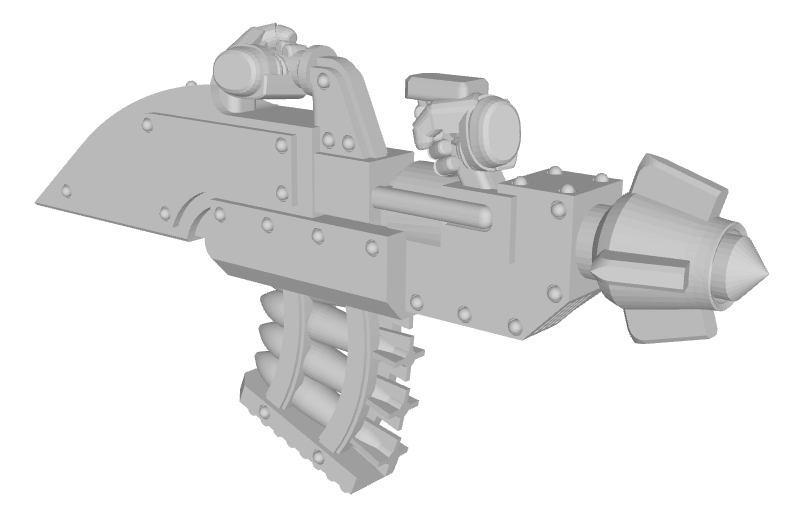 Underslung Deathweaver Missile Launcher