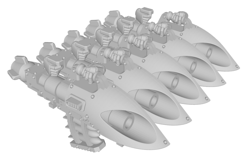 Underslung Deathweaver Missile Launcher
