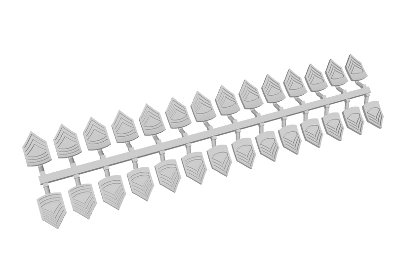 20x USMC Service - Shoulder Shield Ranks