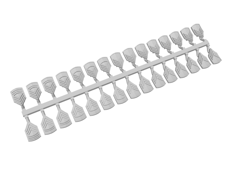 30x USMC Formal - Shoulder Shield Ranks