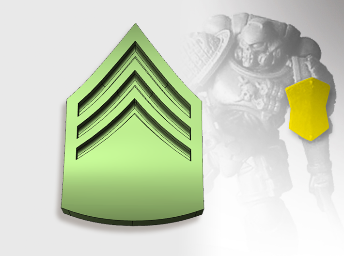 20x USMC Service - Shoulder Shield Ranks