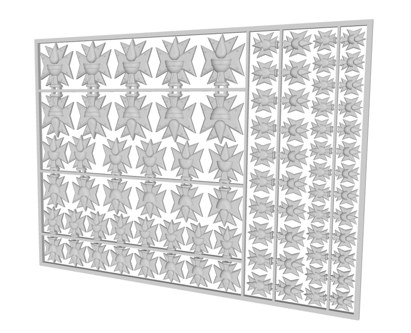 Blood Templars - Flat Vehicle Insignia pack