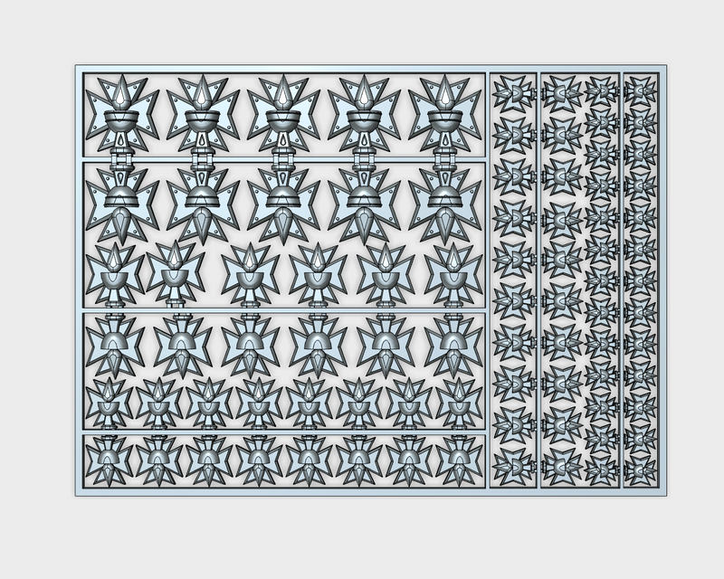 Blood Templars - Flat Vehicle Insignia pack