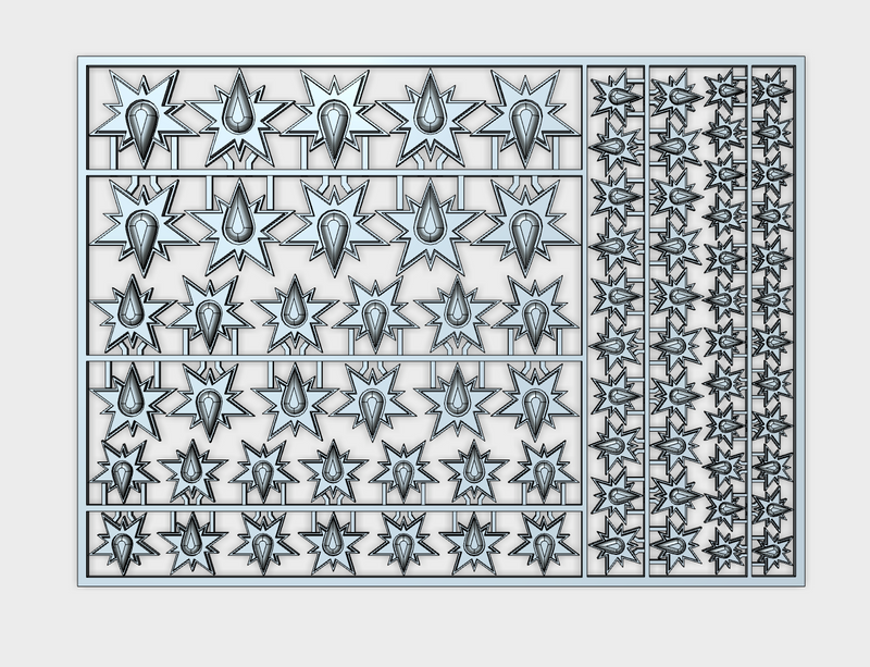 Celestial Scions - Flat Vehicle Insignia pack