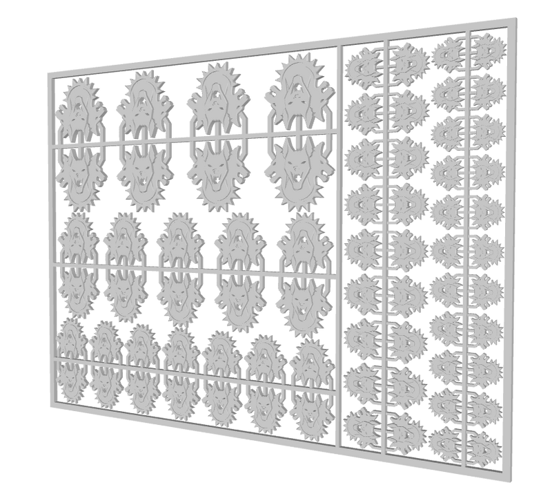 Hounds of Tartarus - Flat Vehicle Insignia pack
