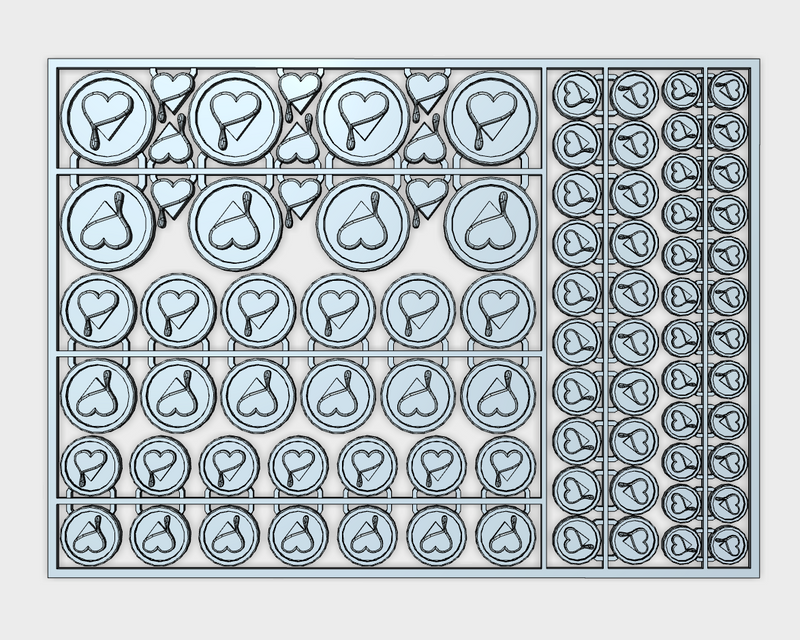Lamented Heart - Flat Vehicle Insignia pack