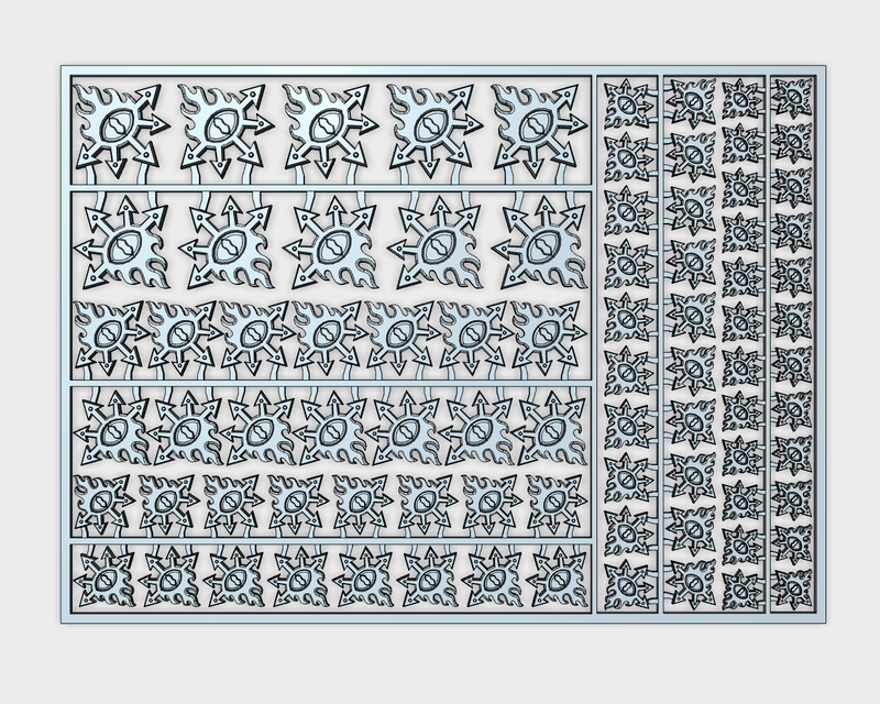 The Pyre's Cohort - Flat Vehicle Insignia pack