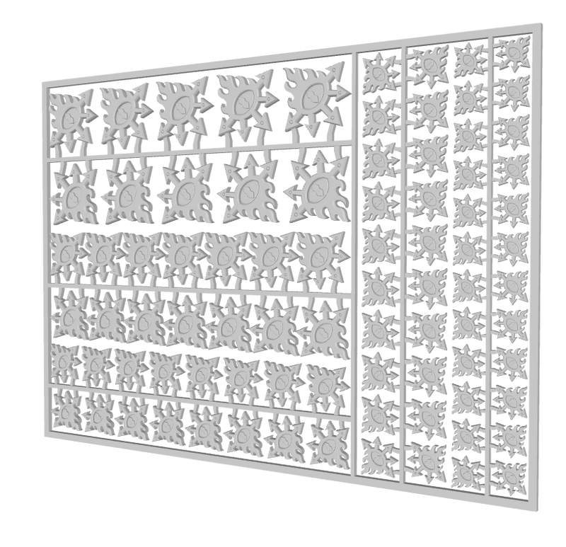 The Pyre's Cohort - Flat Vehicle Insignia pack