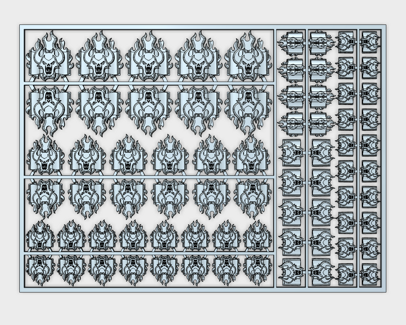 Book of Demons - Flat Vehicle Insignia pack