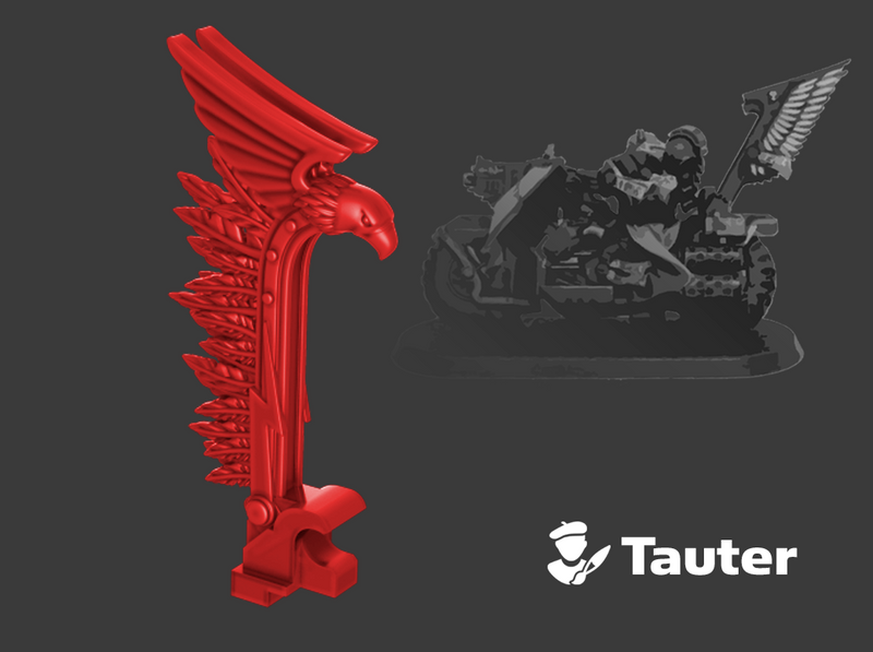 Ragged Raptor : Vertical Biker Wing