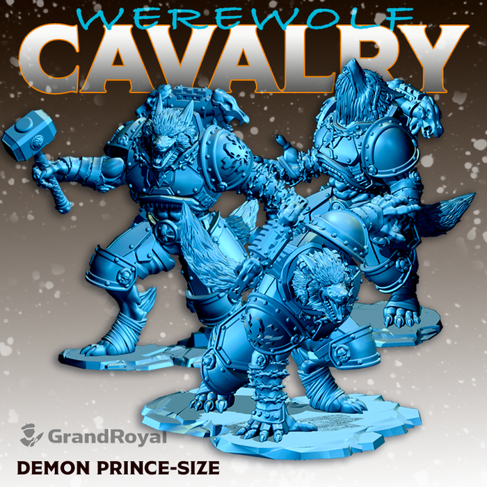 3x Werewolf Cavalry -  Third Hunt