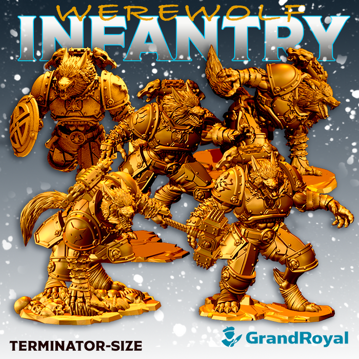 5x Werewolf Infantry - Second Pack