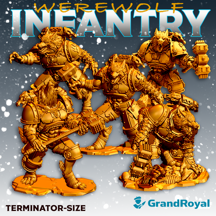 5x Werewolf Infantry - Third Pack