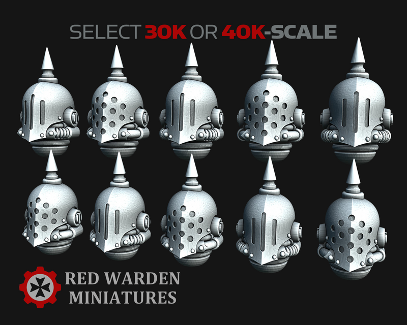 11x Faceless - RW Wicked Spiked Helms