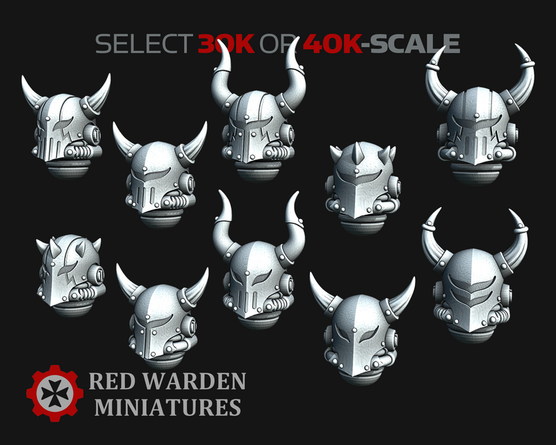 11x RW Wicked Horned Helms (Variety Pack)