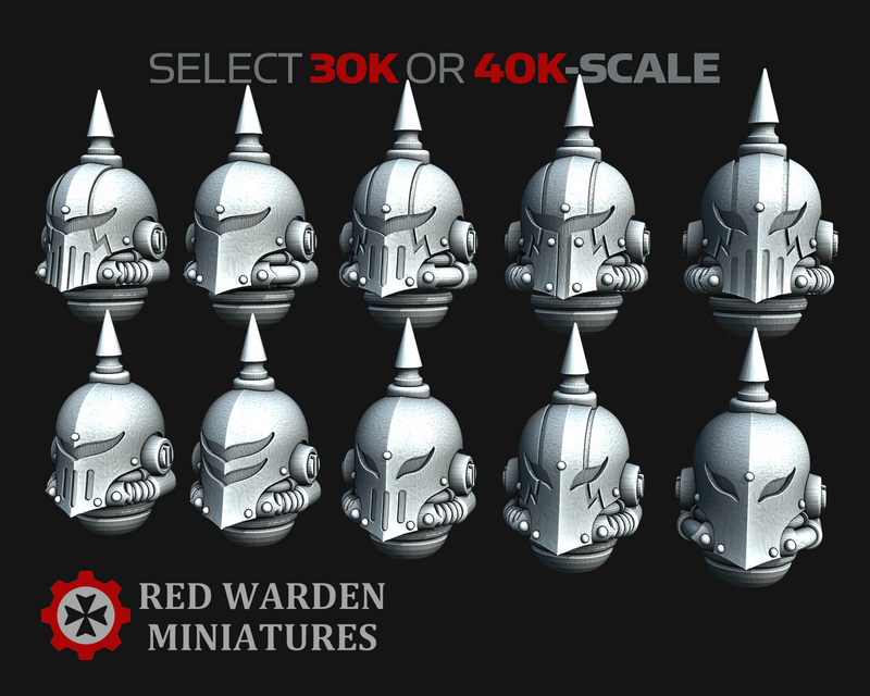 11x RW Wicked Spiked Helms (Variety Pack)
