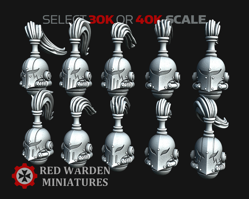 11x RW Wicked Topknot Helms (Variety Pack)