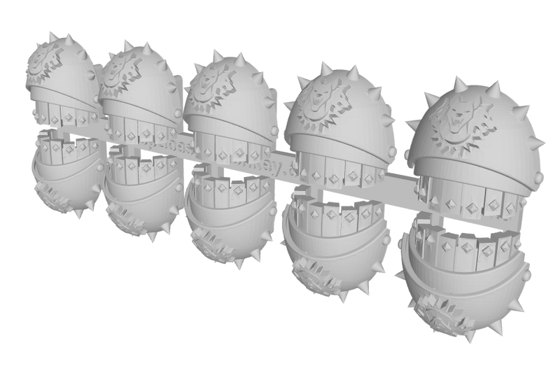 10x Hounds of Tartarus - Ex:1 Gladiator Shoulders