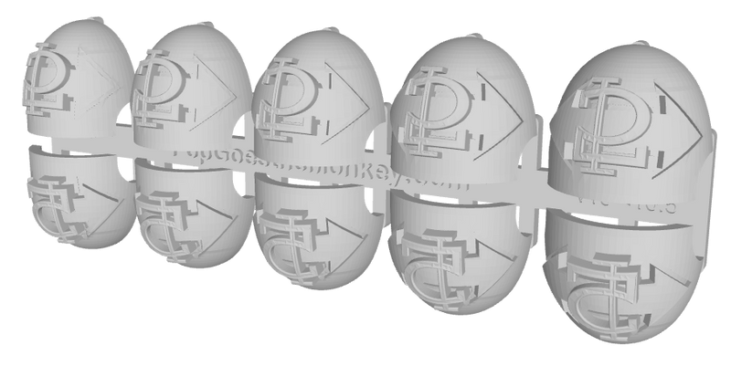 10x Dbl-Arrow /Goth 2 - G:10 Right Shoulder Pads