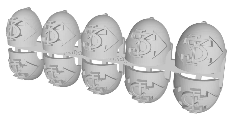 10x Dbl-Arrow /Goth 3 - G:10 Right Shoulder Pads