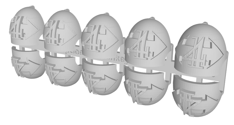 10x Dbl-Arrow /Goth 4 - G:10 Right Shoulder Pads