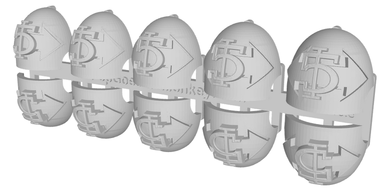 10x Dbl-Arrow /Goth 5 - G:10 Right Shoulder Pads