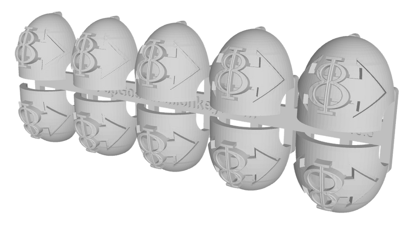 10x Dbl-Arrow /Goth 8 - G:10 Right Shoulder Pads