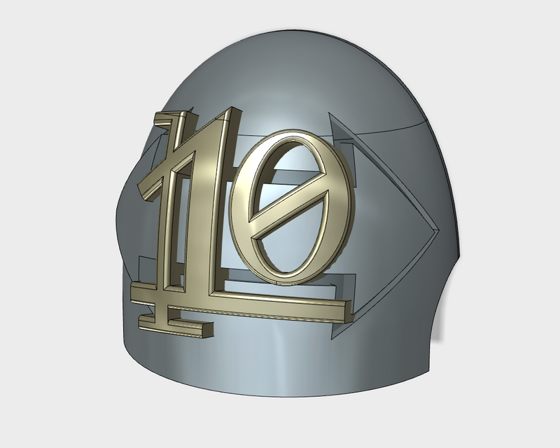 10x Dbl-Arrow /Goth 10 - G:10 Right Shoulder Pads