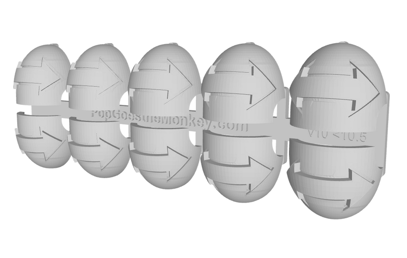 10x Double Arrow Groove - G:10 Right Shoulder Pads