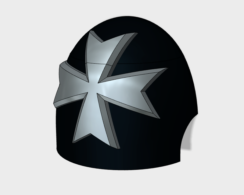 10x Maltese Cross - G:10 Right Shoulder Pads