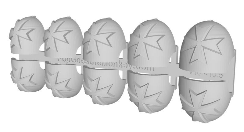 10x Maltese Cross - G:10 Right Shoulder Pads