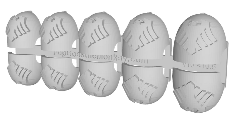 10x Red Ravens - G:10 Right Shoulder Pads